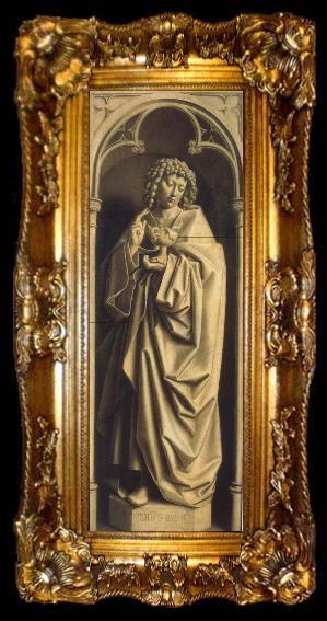 framed  Jan Van Eyck Johannes of the evangelist, ta009-2